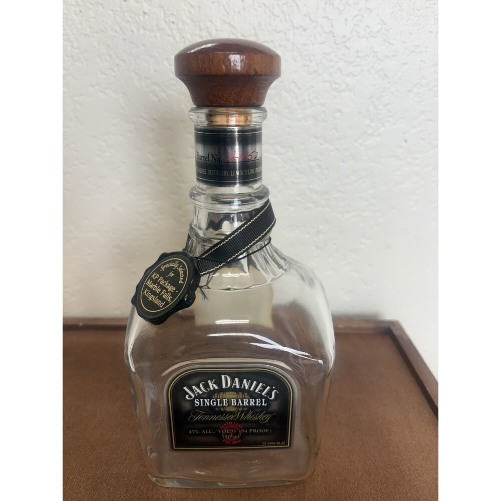 Jack Daniel’s Single Barrel Whiskey Bottle Distillery Original 10-20-99 Empty